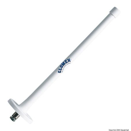 Antenna GLOMEX AM/FM compatta e in gomma flessibile