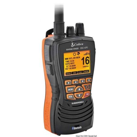 VHF COBRA MARINE MR HH600 GPS BT EU

Translate to English: VHF COBRA MARINE MR HH600 GPS BT EU