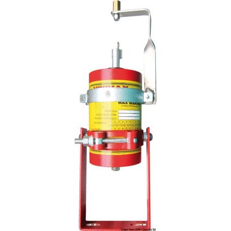 Approved RINA aerosol fire extinguishing system.