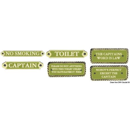 Targhetta OLD MARINA per locali di bordo