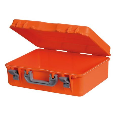 Empty watertight first aid kit box table D