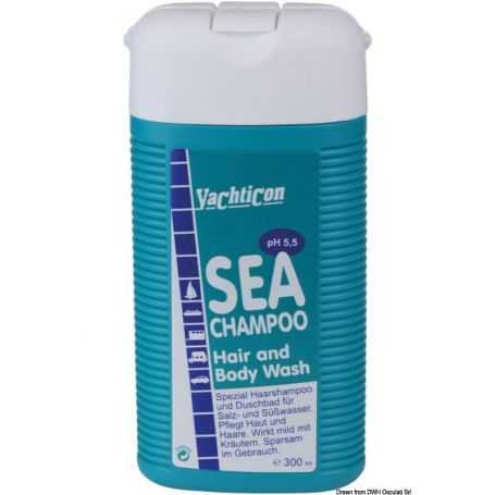 Marine shower shampoo