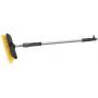 MAFRAST telescopic broom in anodized aluminum with rotating shut-off valve.