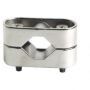 Mirror polished stainless steel clamp AISI 316.