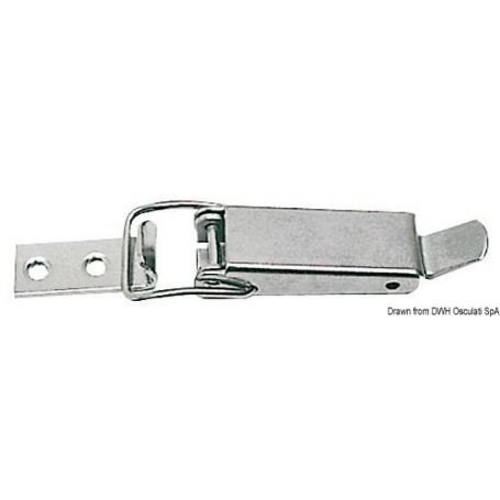 Stainless steel lever closure.