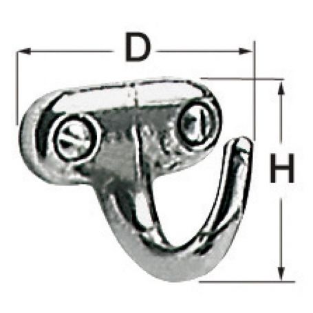 Gancio in fusione AISI 316