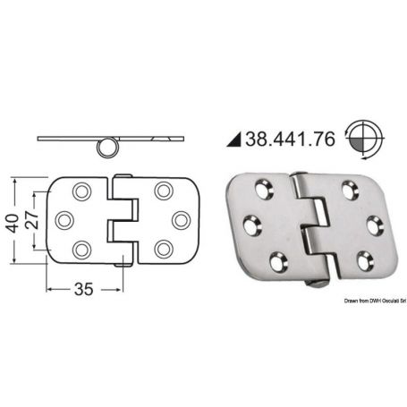 Cerniera 2 mm