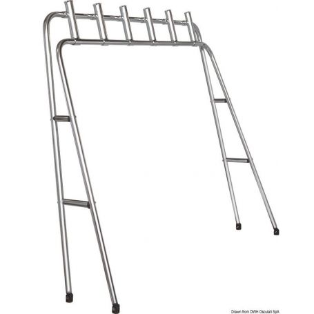 Torre portacanna abbattibile montaggio universale