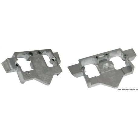 Outboard plate (zinc)