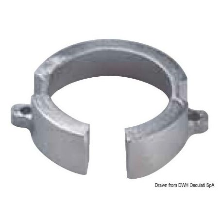 Anode support propeller shaft.