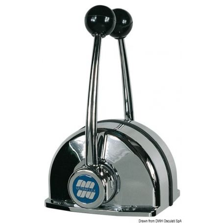 Comando monoleva in lega pressofusa e cromate