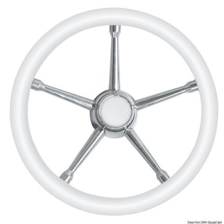 Volante con razze in Acciaio Inox