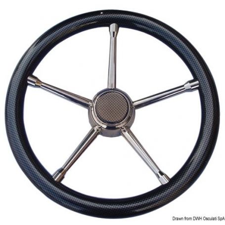 Volante con razze in Acciaio Inox