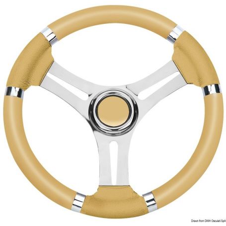 Volante con razze in Acciaio Inox