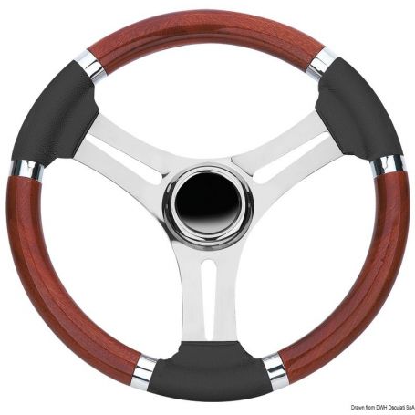 Volante con razze in Acciaio Inox