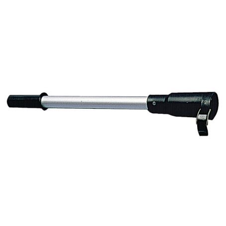 Snap-on extension bar for outboard motors guide
