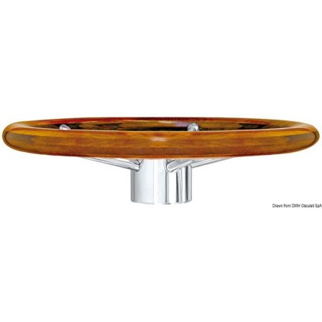 Volante con corona in teak