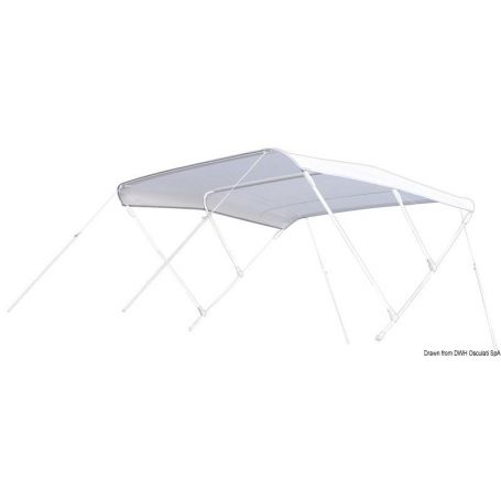 Sunshade awning TESSILMARE Shade Master suitable for fast boats.