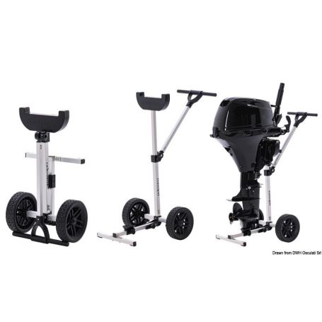 Cavalletto motore ODESEA TX-65 con ruote e pieghevole