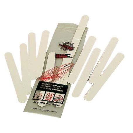 Non-slip strip in display packaging.