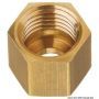 Brass nut for 8 mm copper pipe, M14 x 1.5F thread pitch.