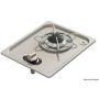 Built-in stainless steel cooktop