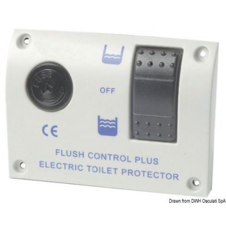 Universal electronic control panel for electric toilets.