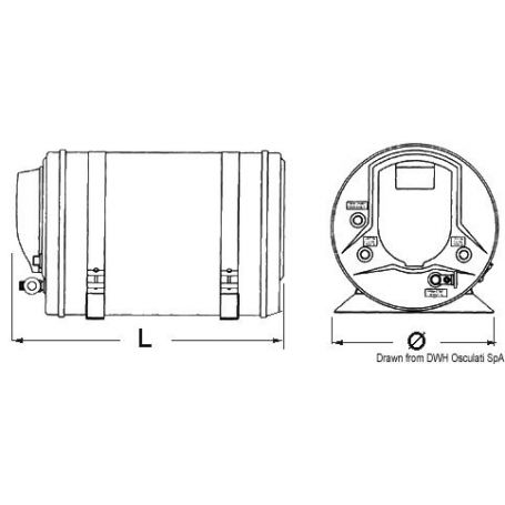 Scaldabagno ISOTEMP INDEL WEBASTO MARINE