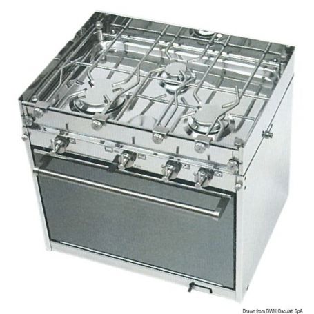 Cucina a gas serie TECHIMPEX Topline