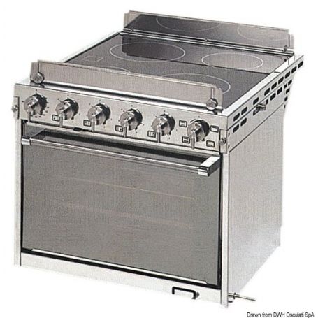 Electric stove with oven TECHIMPEX Horizon