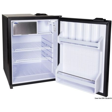 Frigorifero ISOTHERM con compressore ermetico Secop senza manutenzione da 85 litri - porta silver