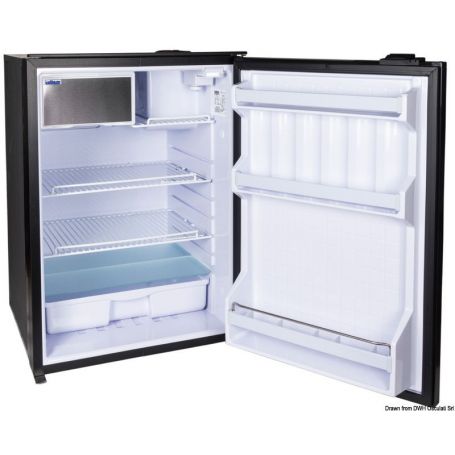 Frigorifero ISOTHERM con compressore ermetico Secop senza manutenzione da 130 litri - porta silver