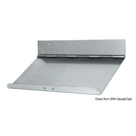 Standard series flaps with a depth of 230 mm.