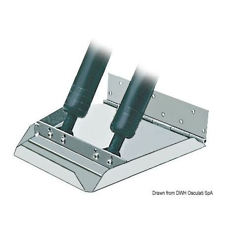 Coppia flap serie HS per scafi oltre 40 nodi
