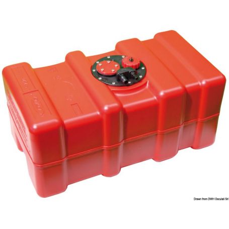 Serbatoio fisso benzina e diesel in eltex arancione omologati CE