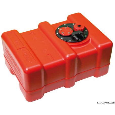 Serbatoio fisso benzina e diesel in eltex arancione omologati CE