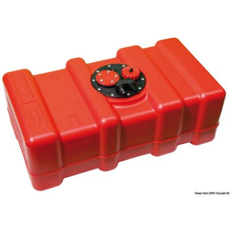 Serbatoio fisso benzina e diesel in eltex arancione omologati CE