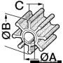 Girante per motore fuoribordo MERCURY/MARINER