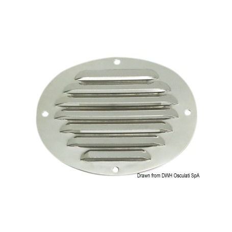 Oval air vent grid