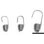 Stainless steel hook and ring fastener