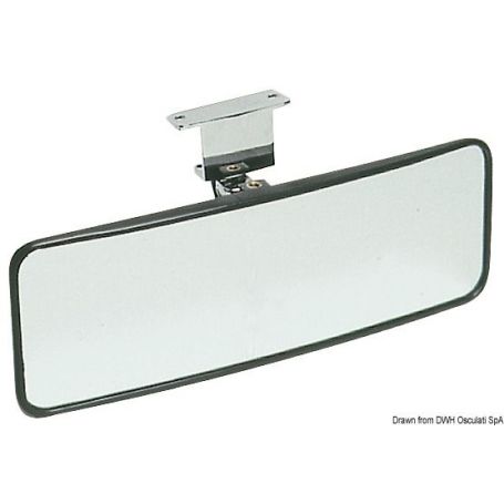 Adjustable mirror for water skiing.