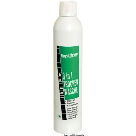 Pulitore lucidante protettivo Spray YACHTICON 3 in 1 Dry-Wash