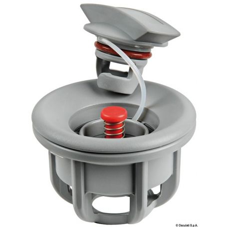 Valvola di gonfiaggio/sgonfiaggio per gommoni