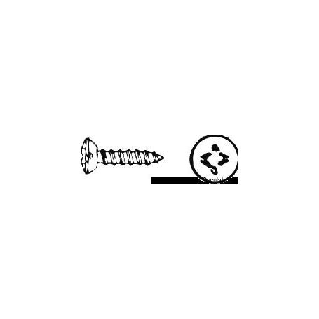 Self-tapping screws with countersunk head and cross-cut tip UNI 6956 DIN 7983.