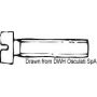 Fully threaded cylindrical head screws, slotted drive, UNI 6107 DIN 84.