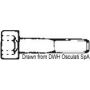 Cylindrical head screws with hexagonal socket, UNI 5931 DIN 912.