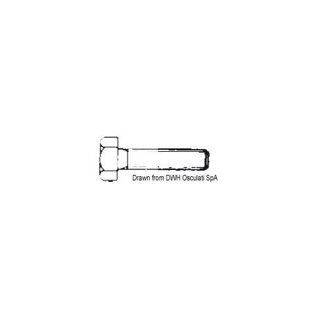 Hexagon head screws fully threaded UNI 5739 DIN 933.