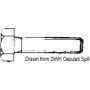 Hexagon head screws fully threaded UNI 5739 DIN 933.