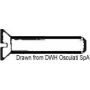 Countersunk flat head screws with slotted drive, UNI 6109 DIN 963.