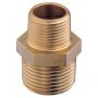 NIPLES DOPPIO RID. FIL OTTONE 3/8 X 1/4